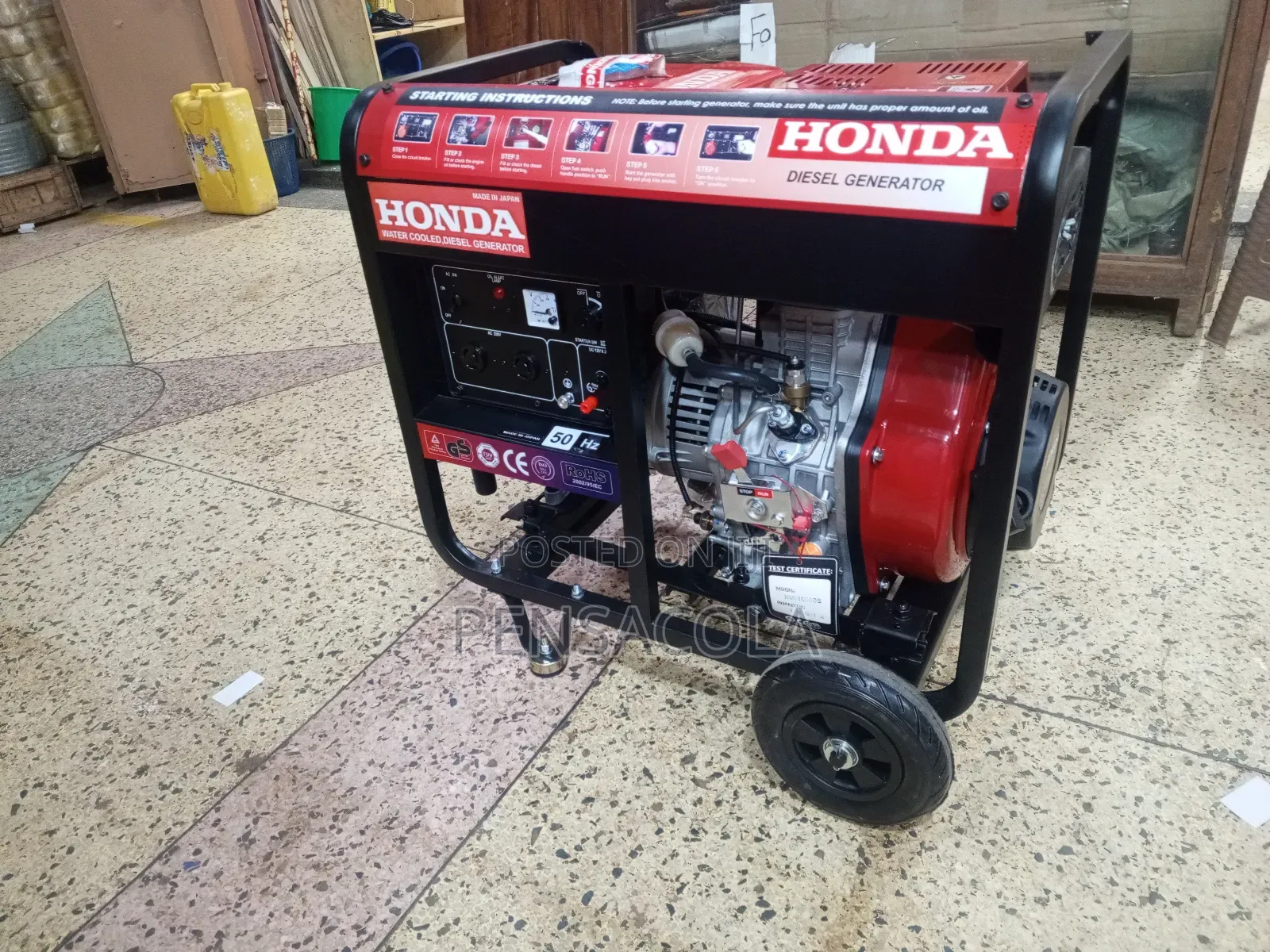 Honda Open Body 5.5 Kva Generator