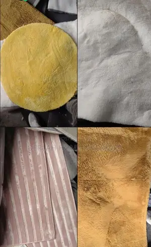 Quality Fluffy Curtains in Brown