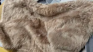 Quality Fluffy Curtains in Brown