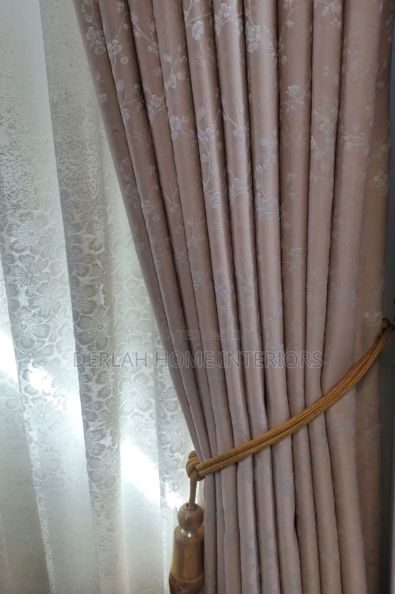 Nude Colour Curtain