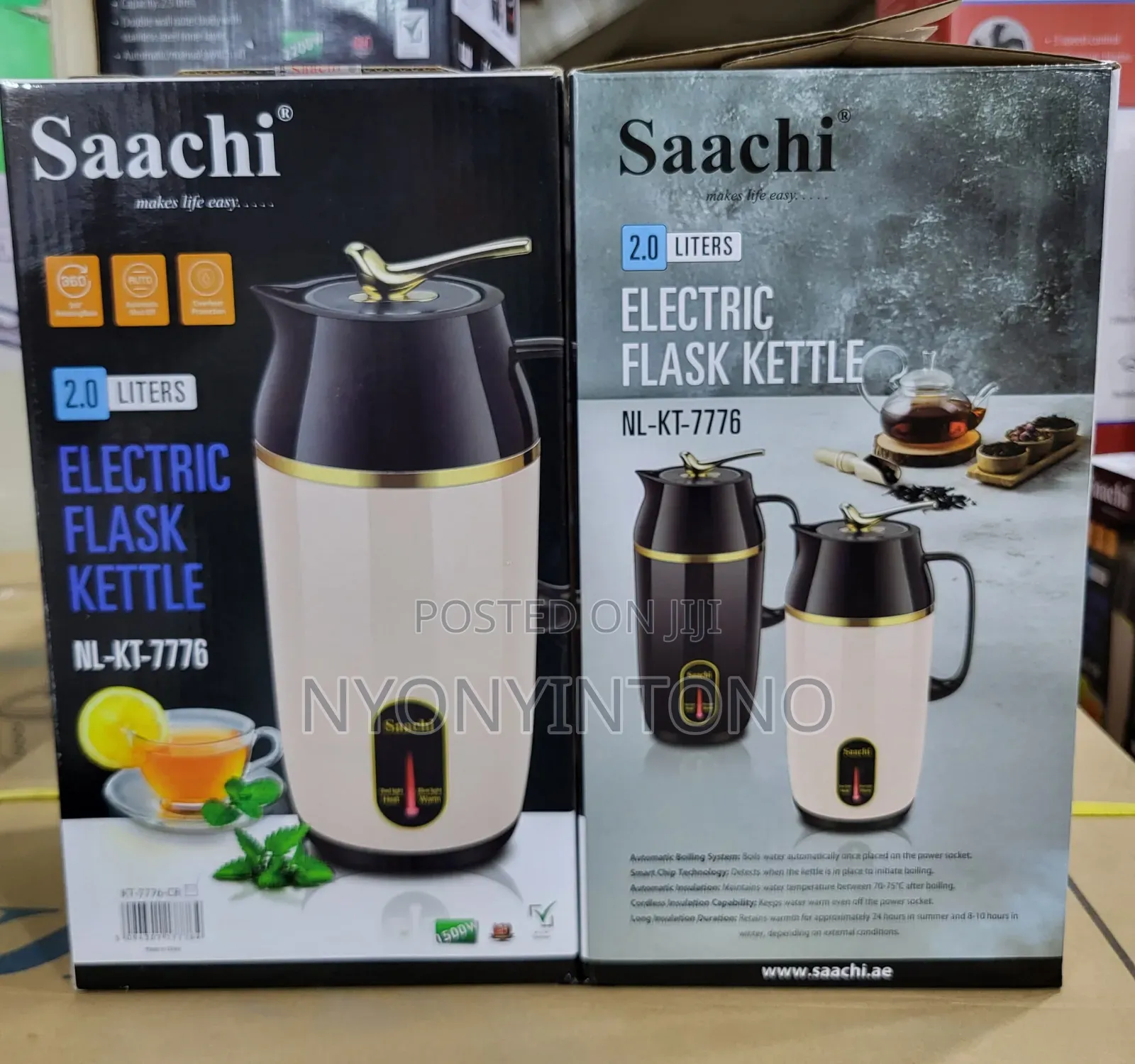 Saachi 2litres Automatic Cordless Electric Water Kettle