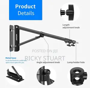 Neewer Triangle Wall Mounting Boom Arm 180°