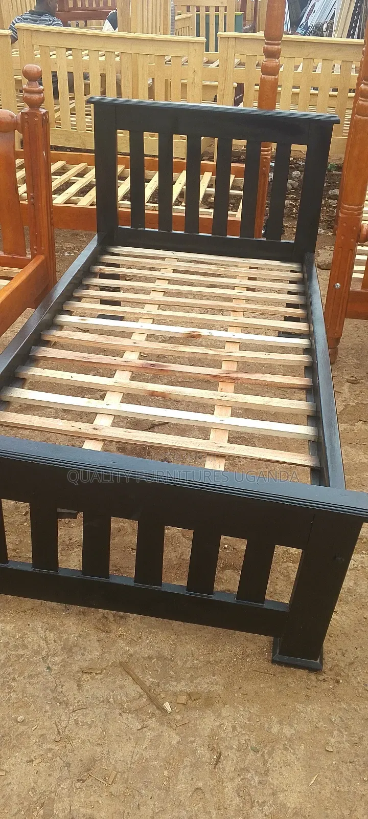 Black Bar Code Bed,3*6