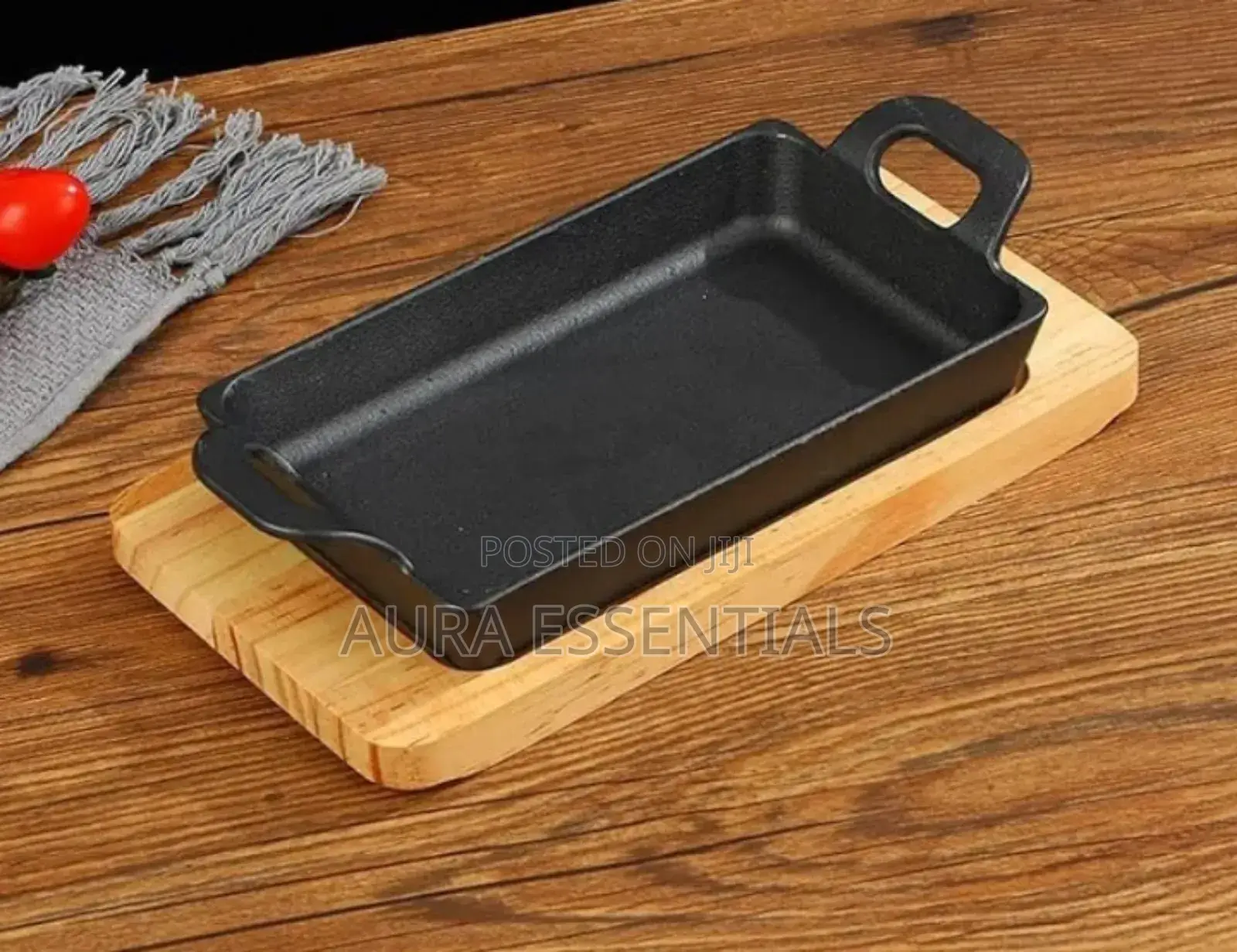 Cast Iron Rectangular Grill Pan