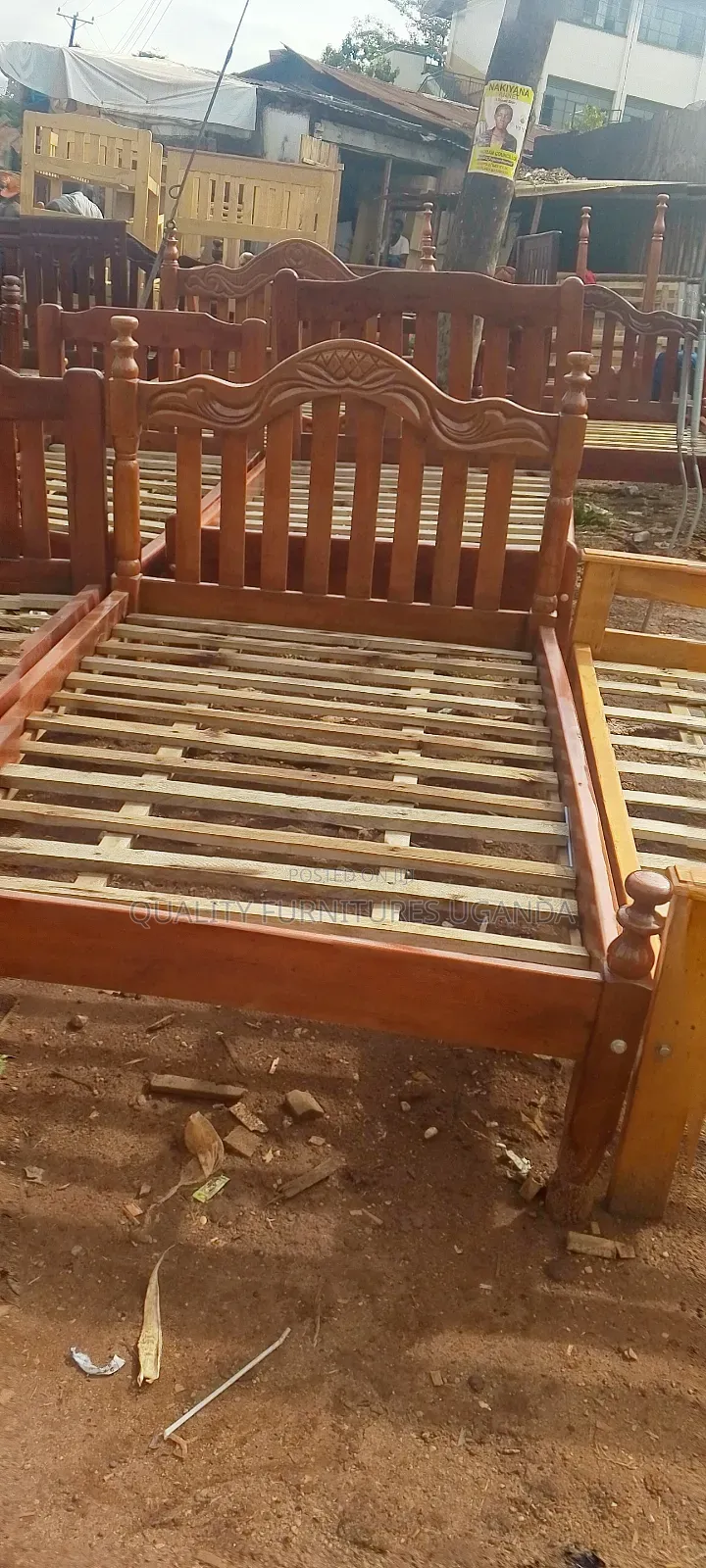 Round Short Poles Bed/4*6