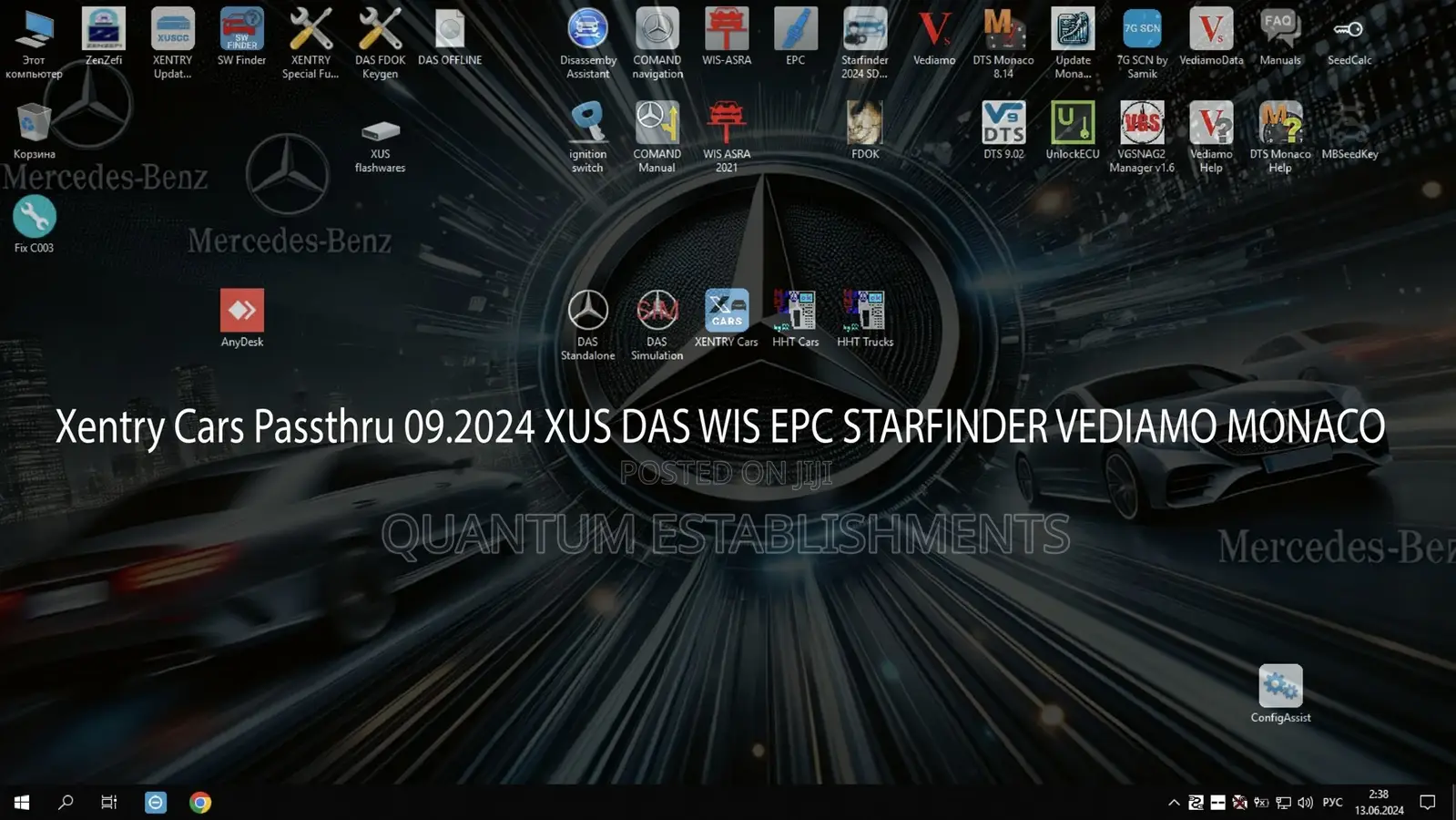Xentry Cars Passthru 2024