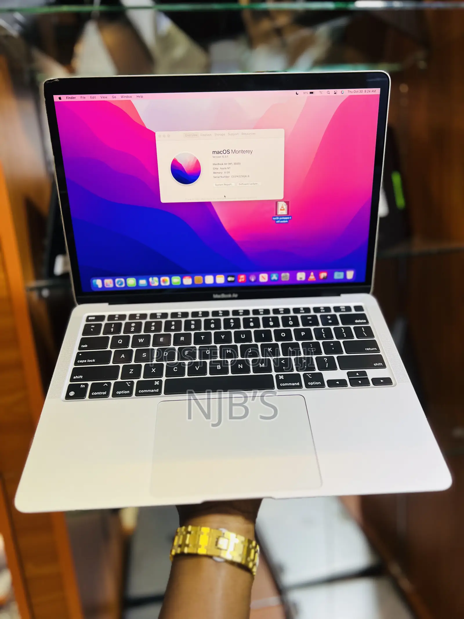 Laptop Apple MacBook Air 2020 M1 8GB Apple M1 eMMC 512GB