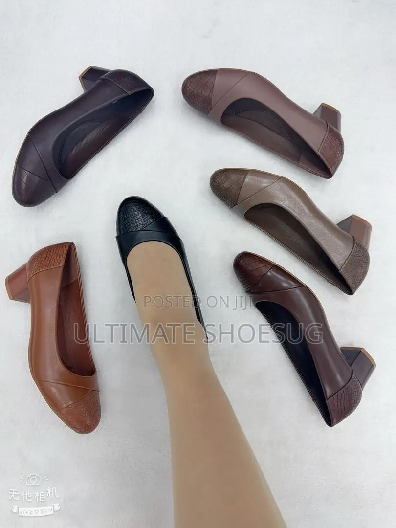 Impo Short Block Closed Heel Shoes