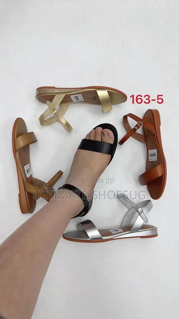 Leather Short Open Heels