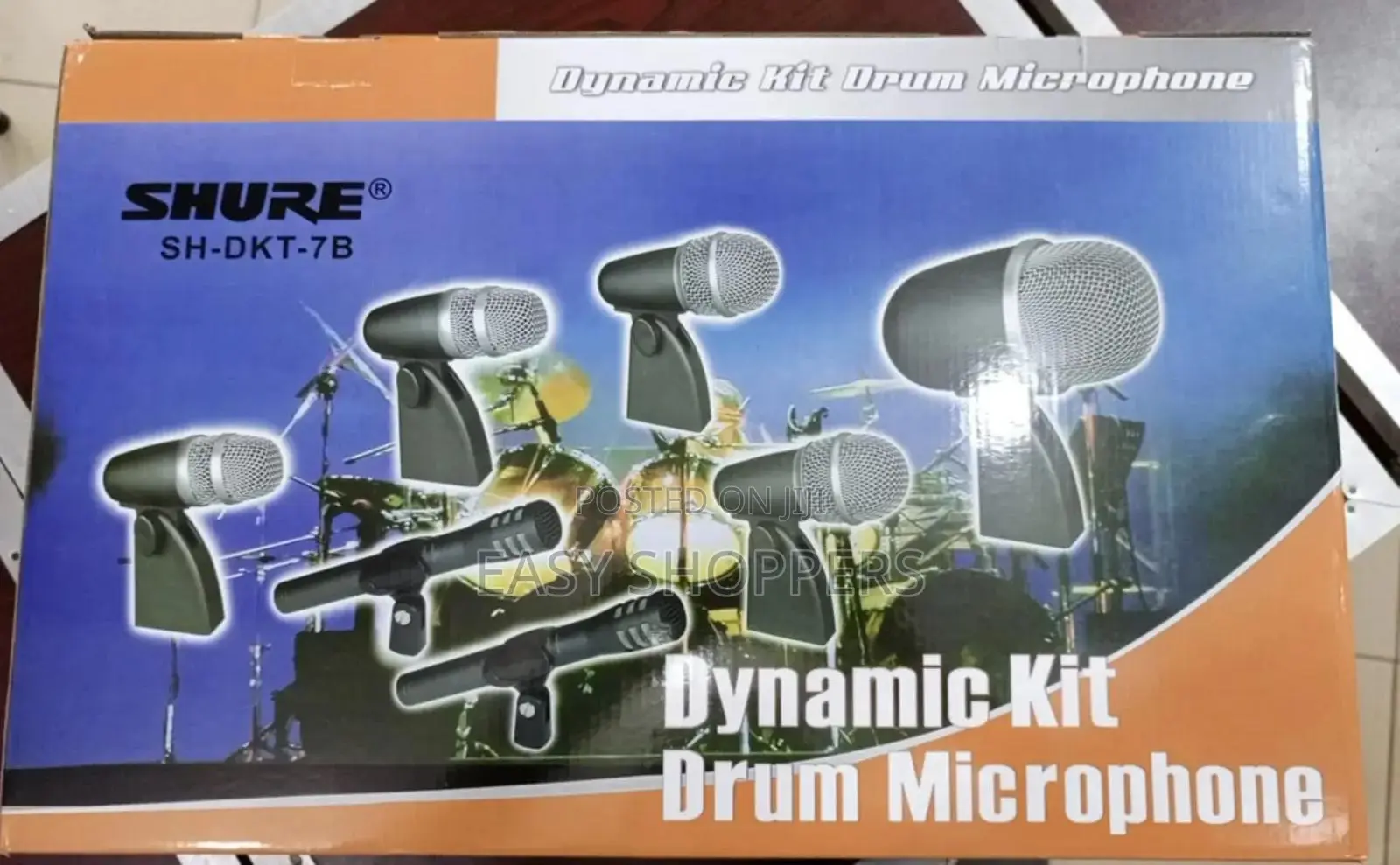 Shure Sh-DKT-7b Dynamic Kit Drum Microphone Set.