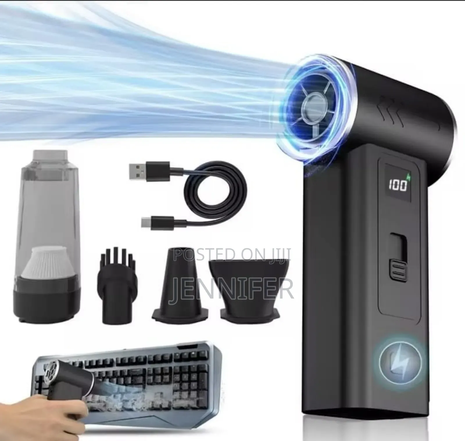 Mini Turbo Rechargeable Dust Remover Fan
