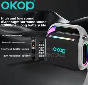 Okop Portable Base Wireless Karaoke Speaker