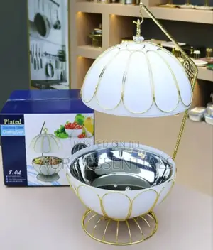 Unique Stainless Steel Round Chafing Dish Buffet Set
