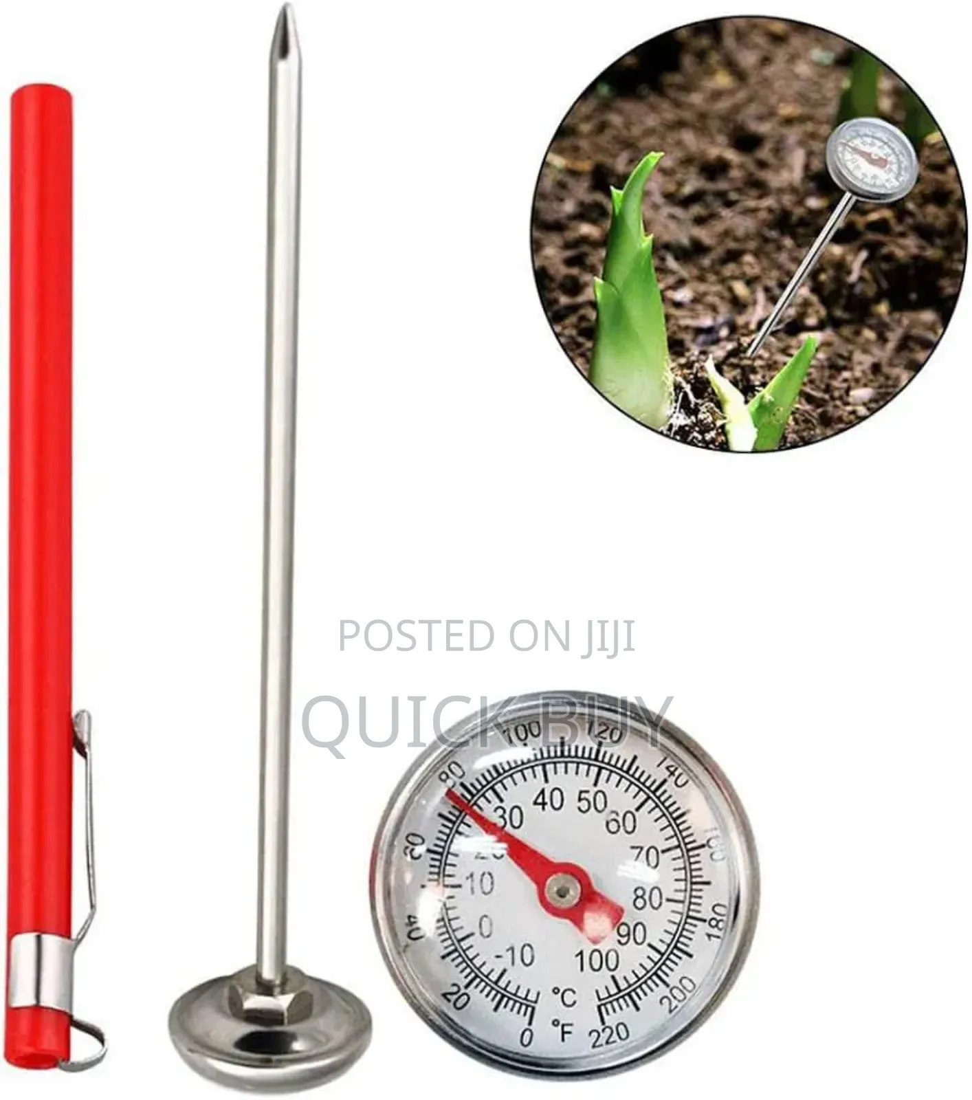 Stainless Steel Soil Thermometer
