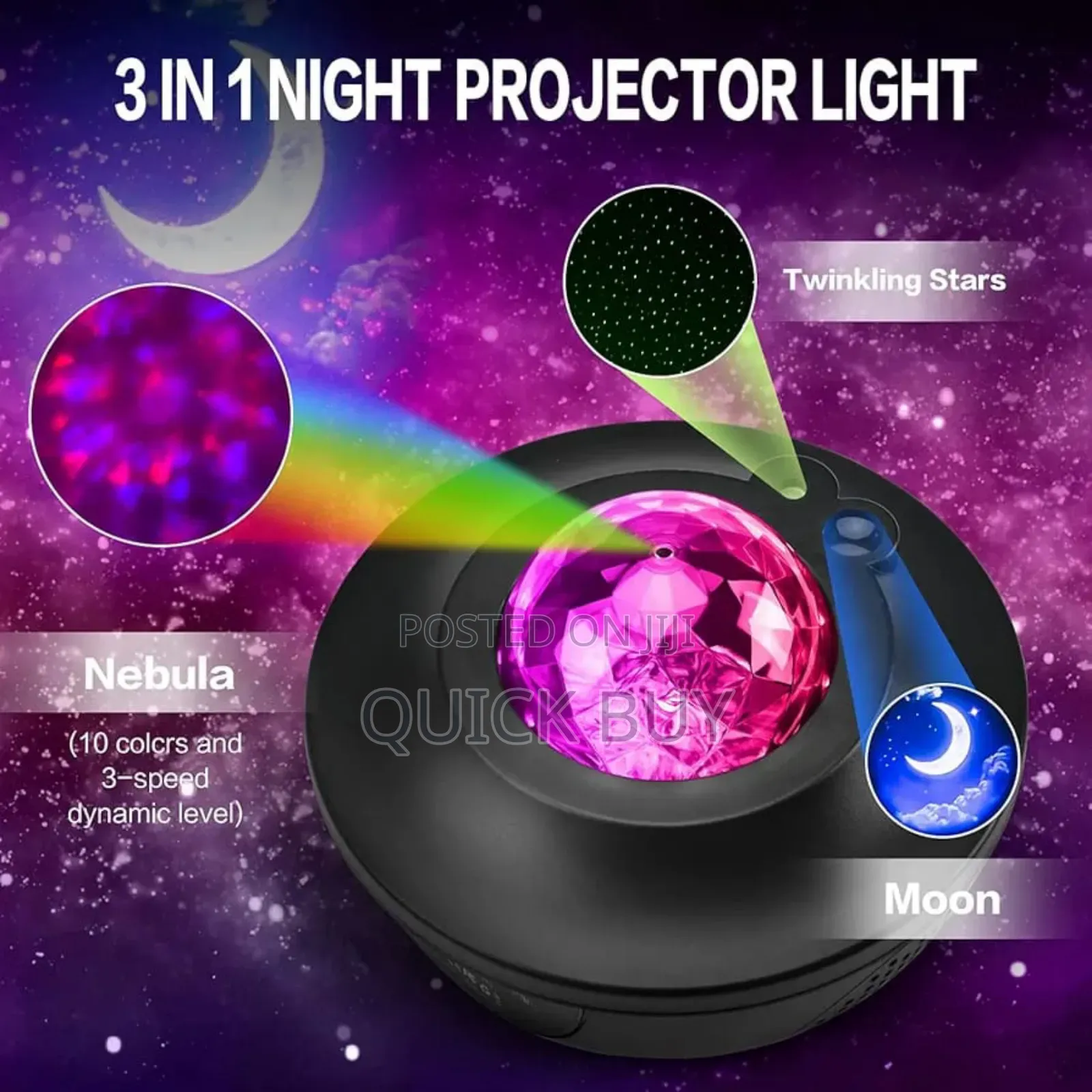Starry Galaxy Projector Lights
