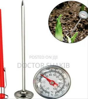 New Stainless Steel Soil Thermometer