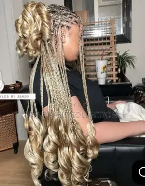 French Curly Braids