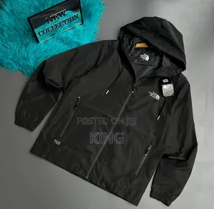 The North Face Mens Classic Rain Hoodie, Windbreaker Jacket