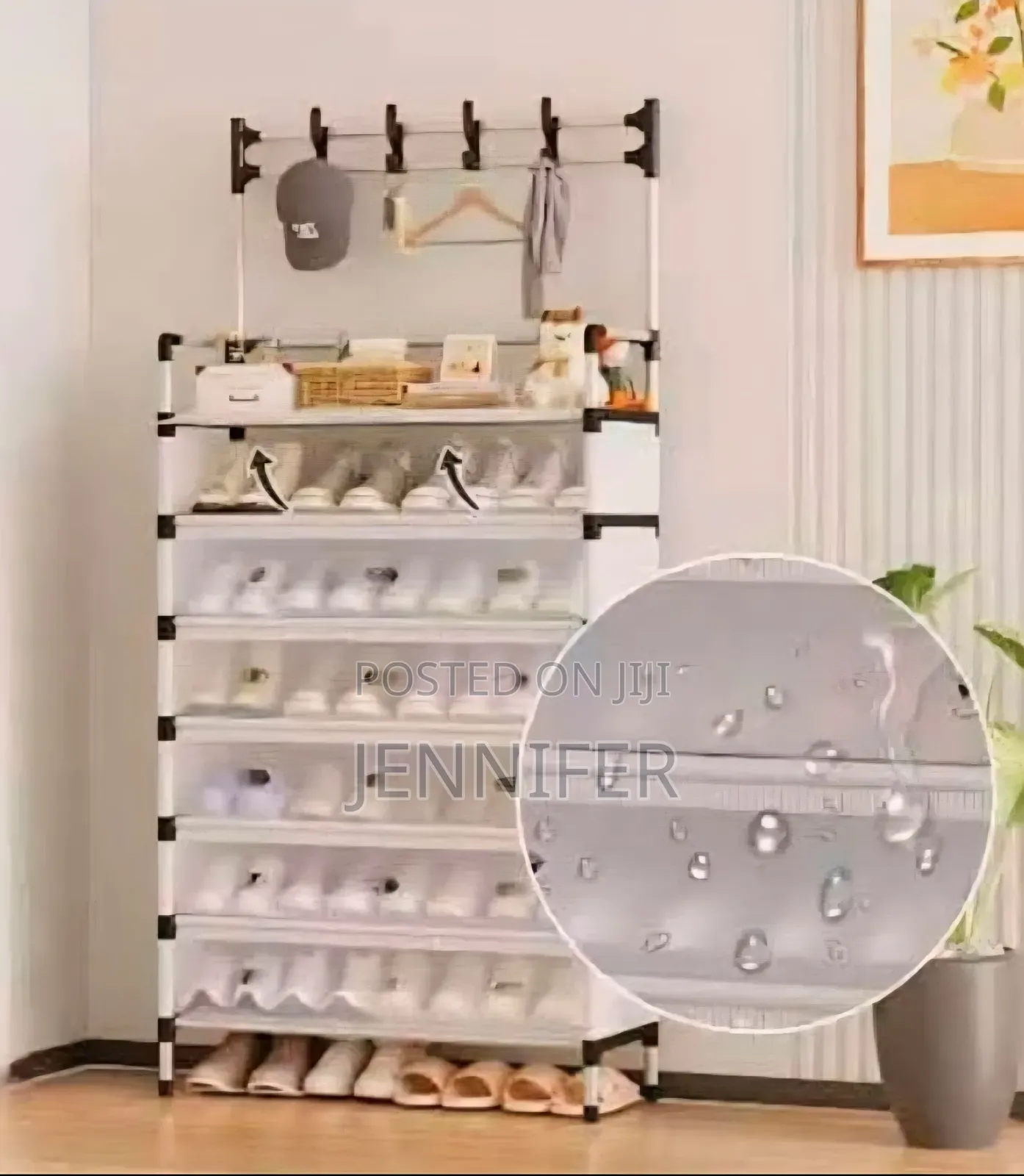 Multi-Layered, Dust-Proof Shoe Rack