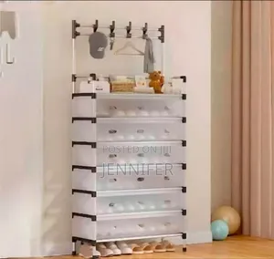 Multi-Layered, Dust-Proof Shoe Rack