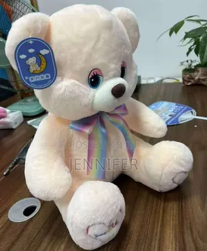 Soft Huggable Fabric Medium Sized Teddy Bear