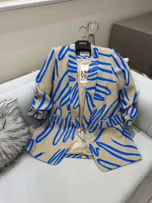 Fashionable Women's Patterned Blazer