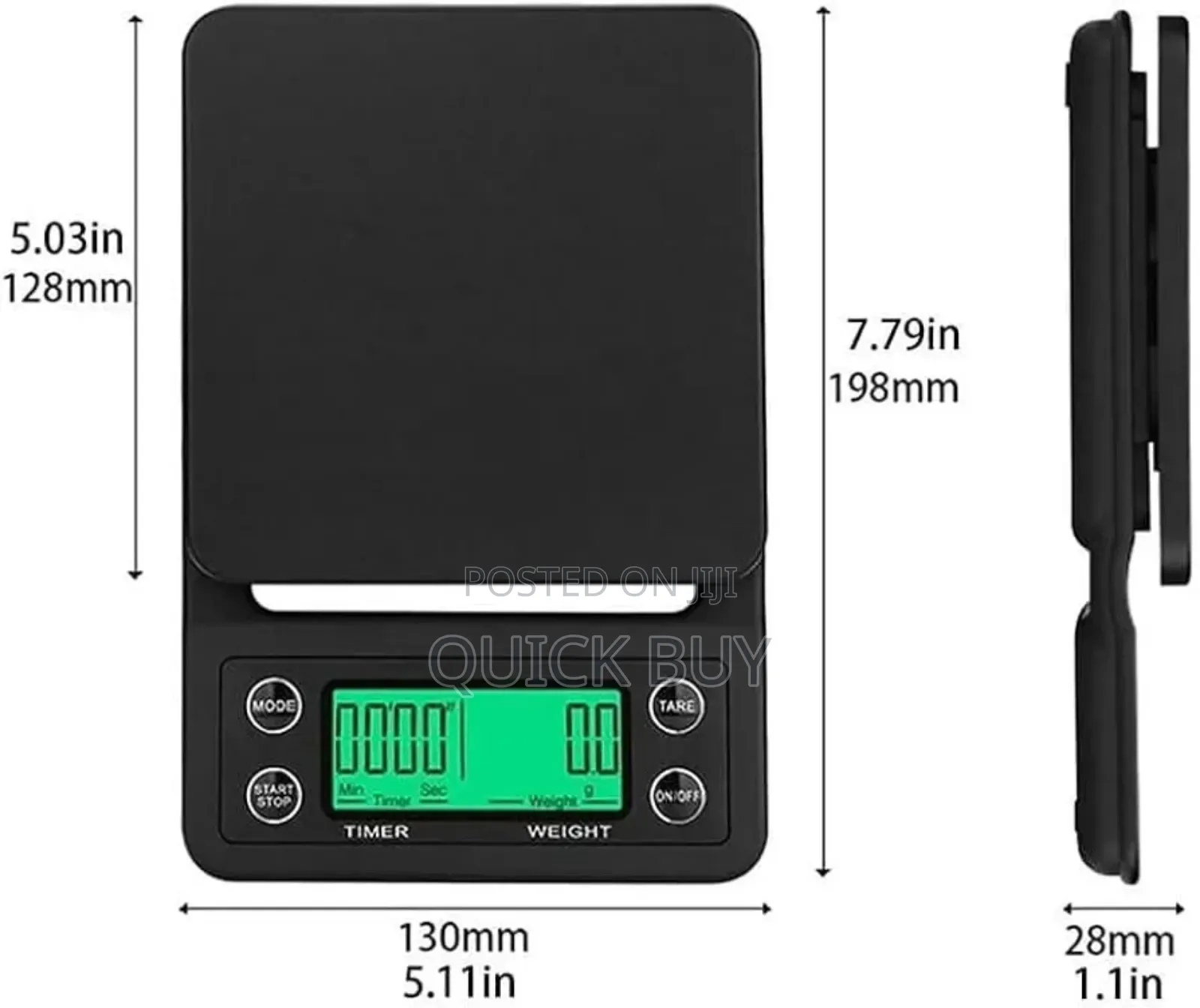 Multifunction Kitchen Scale With Timer
