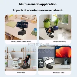Bluetooth Speaker With A Built-in Phone Holder