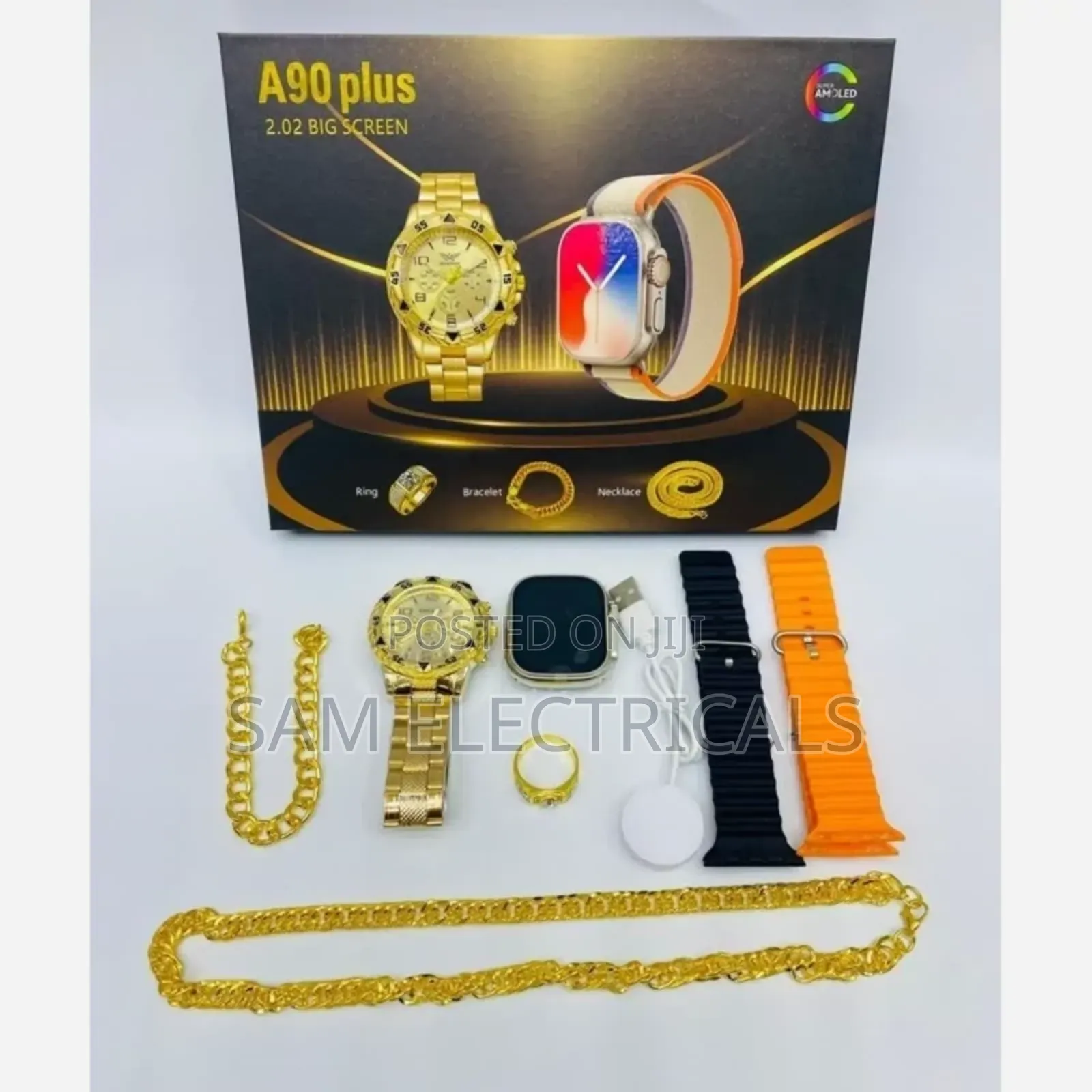 A90plus Smart Watch Combo