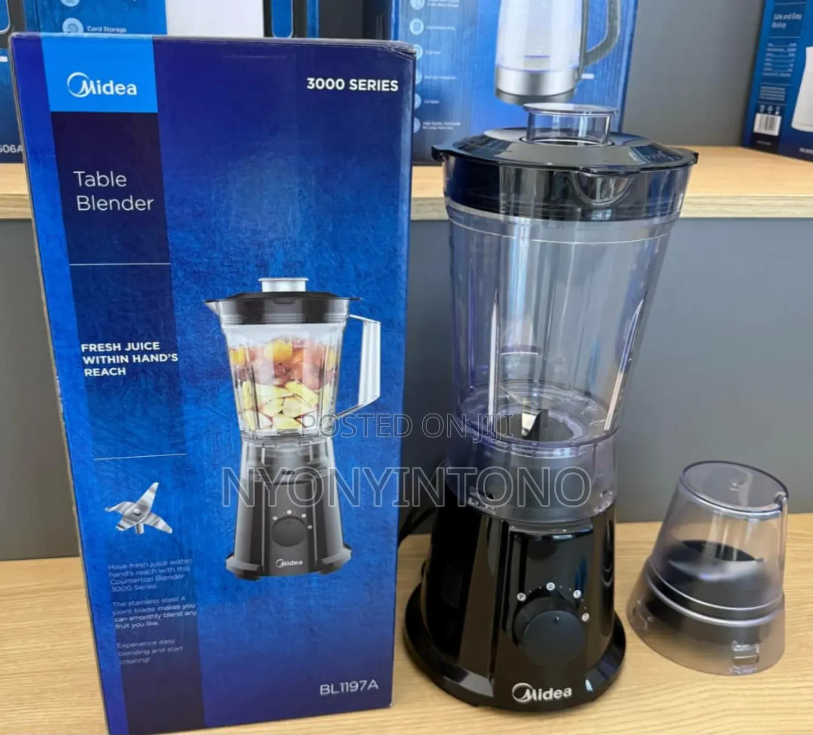 Midea 2 in 1 Juice Blender With Grinder Bl-1197a