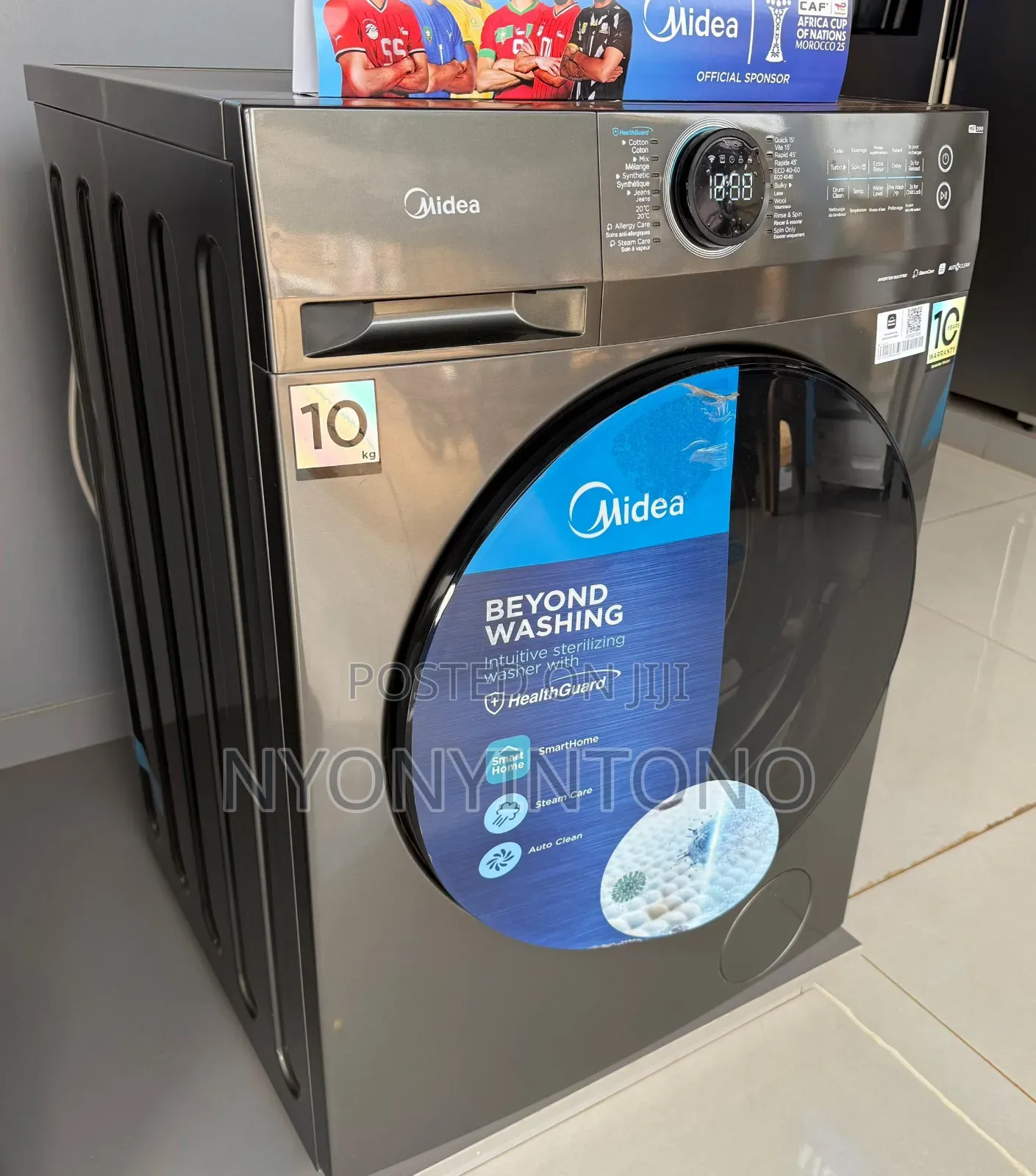 Midea 10kg Smart Fully Automatic Front Loader Washing Machine