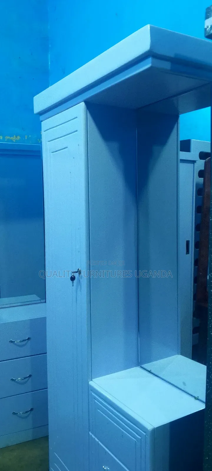 White Partitioned Quality Closet