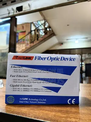 Netlink Fiber Media Converter A+B Pair (20km Transmission Range)