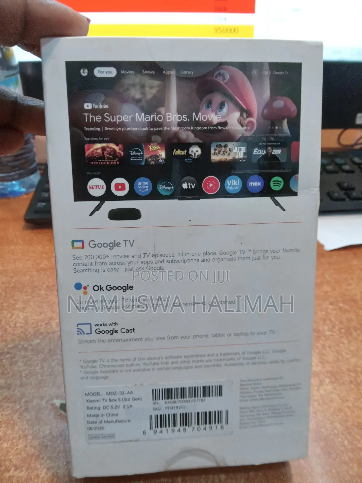 Xiaomi Tv Box S (3rd Gen) With Google Tv.