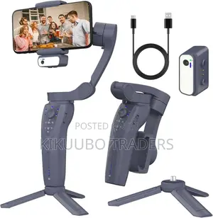 3-Axis Gimbal Stabilizer for iPhone,Professional Foldable Gimbal,