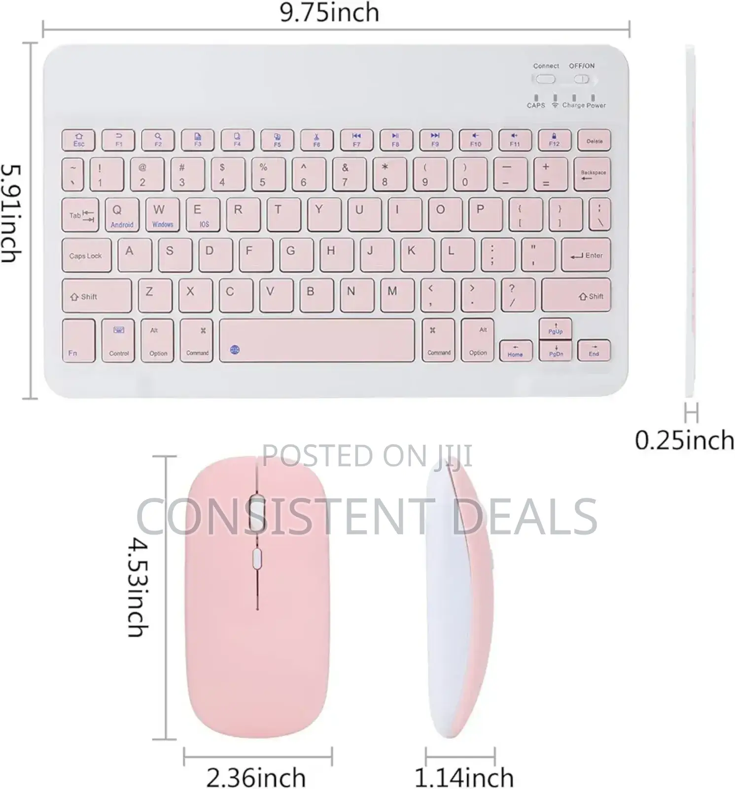 Wireless Mouse and Keyboard Kit