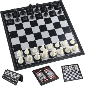 Foldable Plastic Chess Set