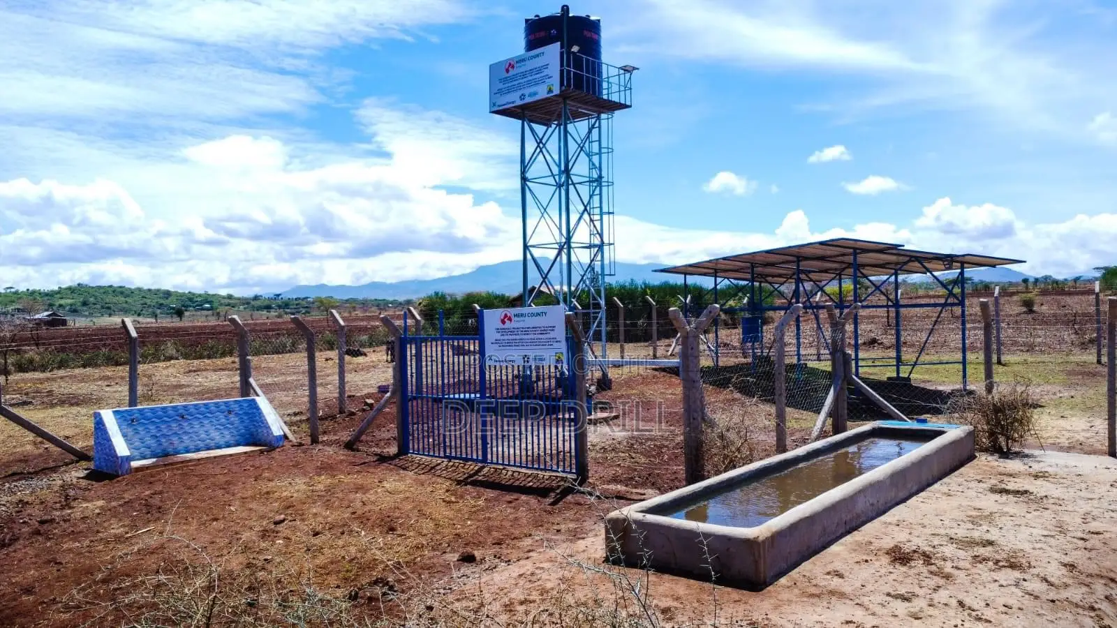 Borehole Solar Power Installation