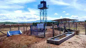 Borehole Solar Power Installation