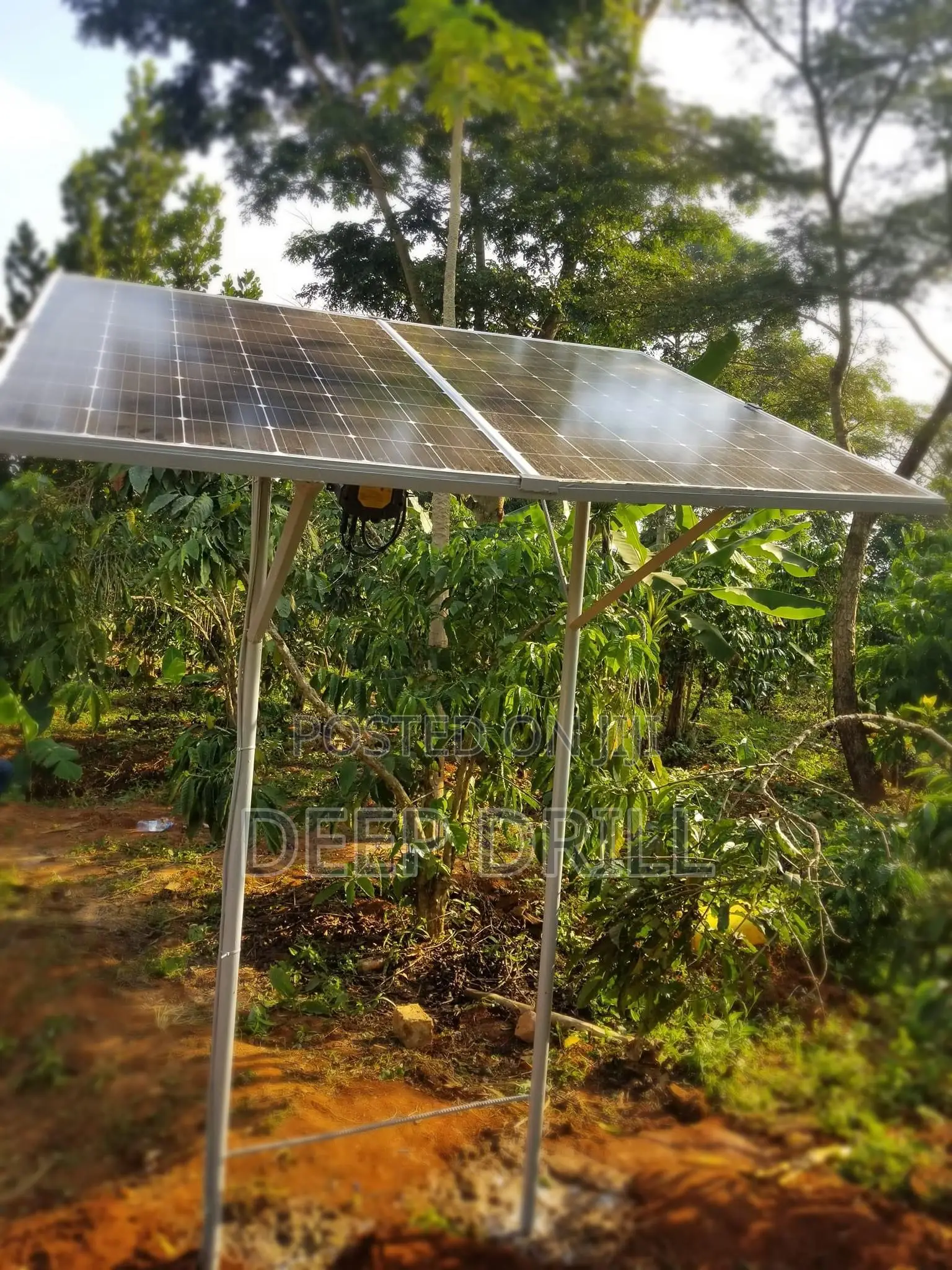 Borehole Solar Power Installation