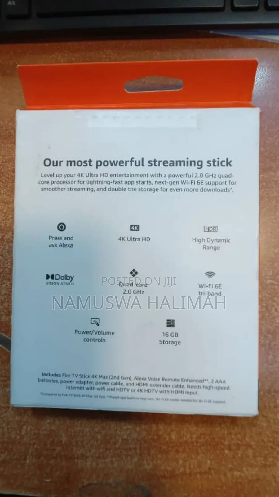 Amazon Fire Tv Stick Max.