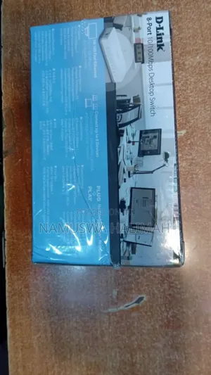 D-Link 8-Port 10/100mbps Desktop Switch.