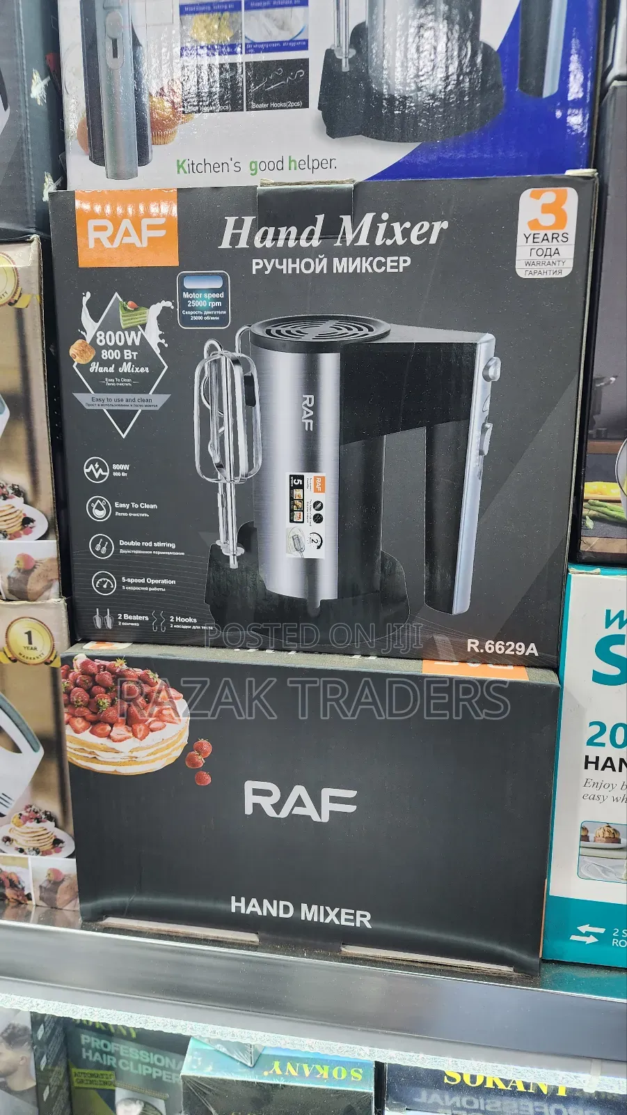 Raf Hand Mixer 800w Super Powerful