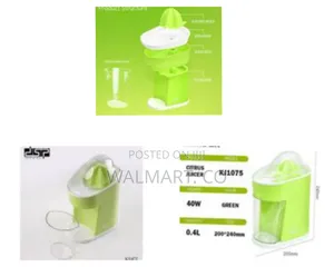 DSP Electric Citrus Juicer With Efficient Juice Extractor
