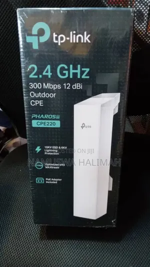 Tp-Link 2.4ghz 300mbps 12dbi Outdoor Cpe, Model Cpe220.