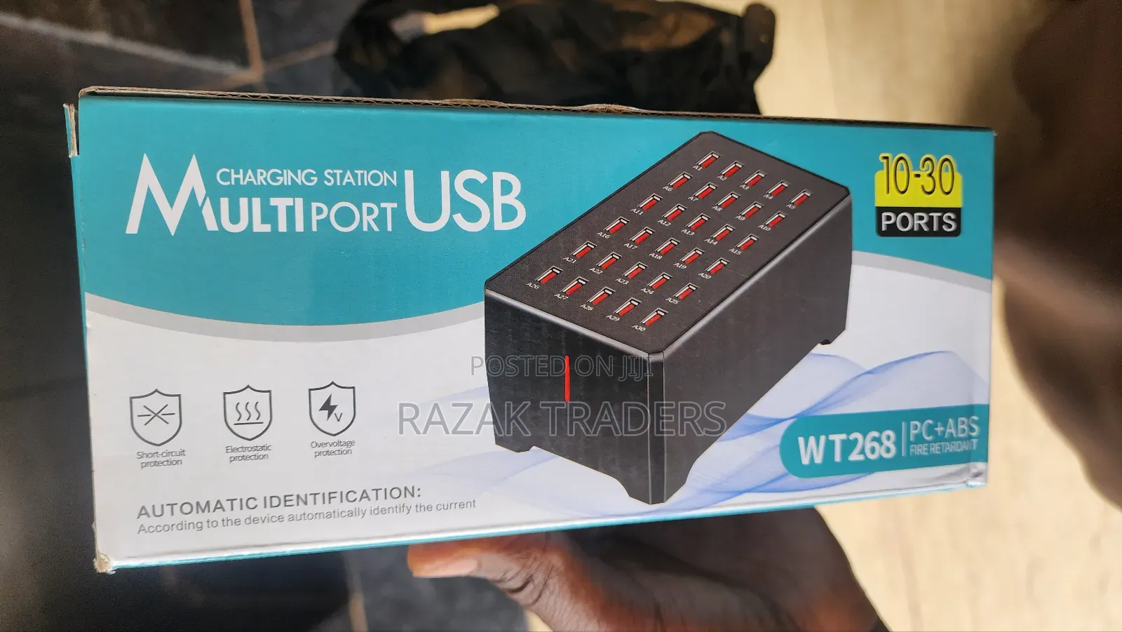 30-Port Charger, Usb Charger Station, Usb Fast Charger, Smart Charging