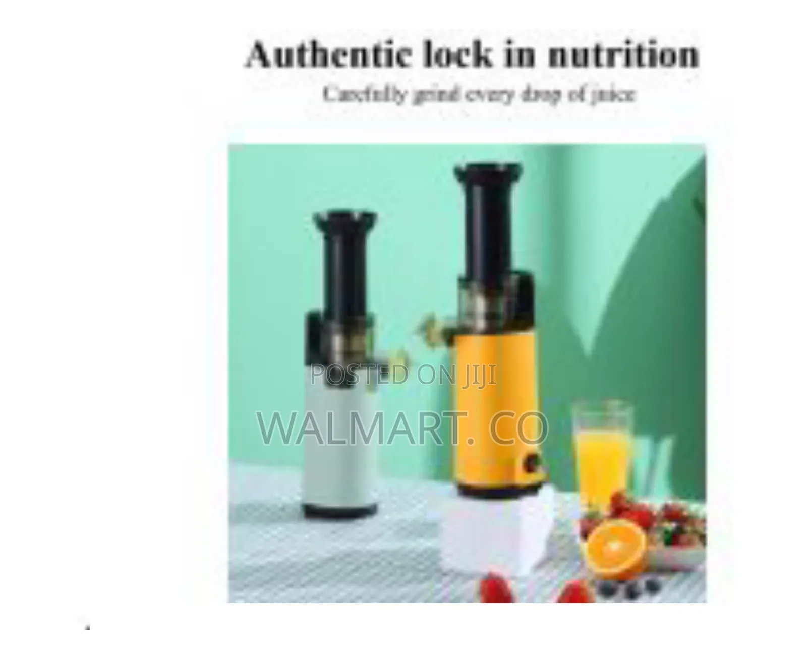 Electric Slow Juicer Fruit Blending Machine-Black