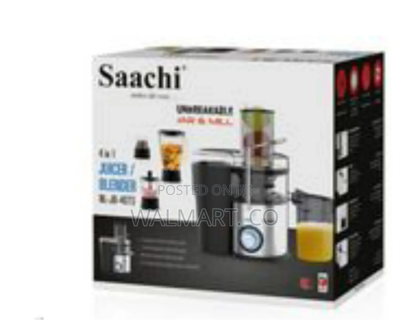 Saachi 4 in 1 Electric Juicer Blender-Black