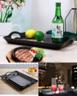 Pack of 3 Deep Rectangular Restaurant Cafe Hotel Kitchen Plastic