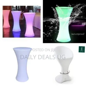 1 Piece Color Changing Led Luminous Waist Bar Cocktail Table